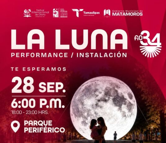 La Luna continúa su recorrido por Matamoros y llega al Parque Periférico