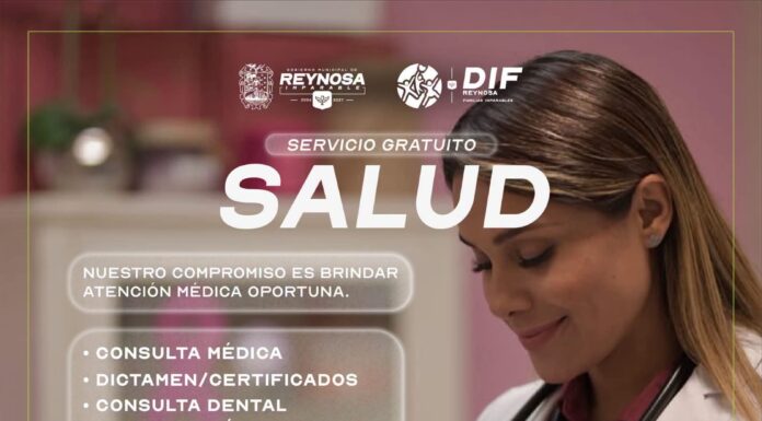 Atiende DIF-Reynosa con servicios médicos gratuitos para toda la familia