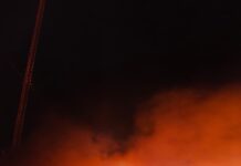 Atendieron Bomberos de Reynosa incendio en yonke