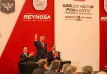 Rindió Alcalde Carlos Peña Ortiz su Segundo Informe de Gobierno ante el Gobernador Américo Villarreal Anaya y familias reynosenses