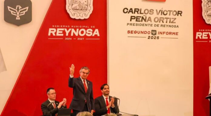 Rindió Alcalde Carlos Peña Ortiz su Segundo Informe de Gobierno ante el Gobernador Américo Villarreal Anaya y familias reynosenses