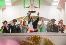 Ante más de 20 Mil asistentes el Alcalde Carlos Peña Ortiz presidió la ceremonia del Grito de Independencia en Reynosa