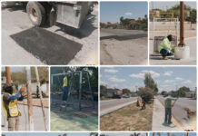 Gobierno de Beto Granados refuerza mantenimiento de espacios públicos y vialidades en Matamoros