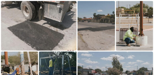 Gobierno de Beto Granados refuerza mantenimiento de espacios públicos y vialidades en Matamoros