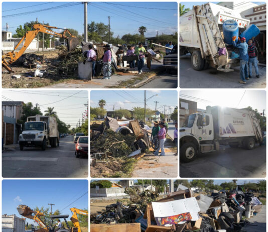 Gobierno de Beto Granados refuerza jornadas de limpieza y descacharrización en Matamoros