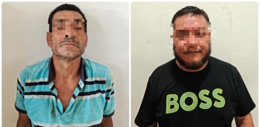 Guardia Estatal y FGJT detienen a dos por presunta red de extorsión a comerciantes de flores en Reynosa