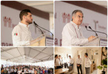 Beto Granados acompaña a Américo Villarreal en entrega de 160 viviendas en Matamoros