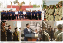 Beto Granados encabeza ceremonia en Matamoros por el 179 aniversario de la defensa de Chapultepec