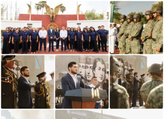 Beto Granados encabeza ceremonia en Matamoros por el 179 aniversario de la defensa de Chapultepec