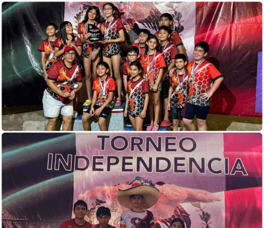 Dragones IMD Swim Team logra tercer lugar en el Torneo Independencia 2026