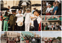 Beto Granados encabeza desfile Cívico Militar por el 216 aniversario de la Independencia en Matamoros
