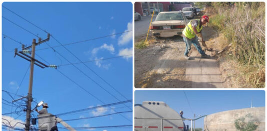 Servicios Públicos realiza labores integrales en distintos sectores de Reynosa