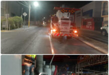 Rehabilitan vialidades en cinco colonias de Reynosa con trabajos de pavimentación y bacheo