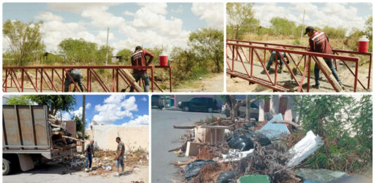 Beto Granados impulsa puente peatonal y acciones contra basureros clandestinos en Matamoros