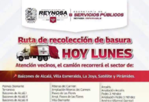 Recolección de residuos domésticos recorre colonias de Reynosa este lunes