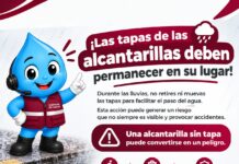 Llama COMAPA a ciudadanía a no retirar tapas de alcantarillas