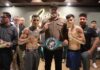 Todo listo para “Imparables del Ring”; se realizó la ceremonia de pesaje