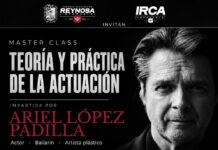 Invita Gobierno de Carlos Peña Ortiz a Master Class de actuación impartida por Ariel López Padilla