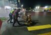 Continuó Servicios Públicos de Reynosa pintura de cruce peatonal en bulevar Del Maestro