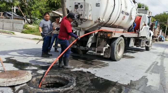 Realizó COMAPA sondeo de línea general en colonia Riberas de Rancho Grande
