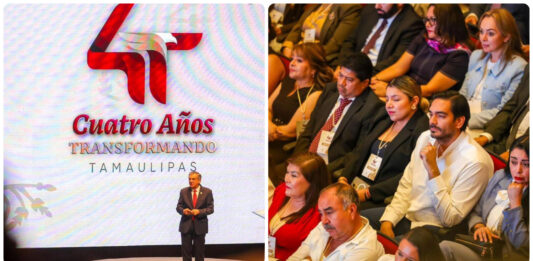 Carlos Peña Ortiz felicita a Américo Villarreal por cuatro años de trabajo en Tamaulipas