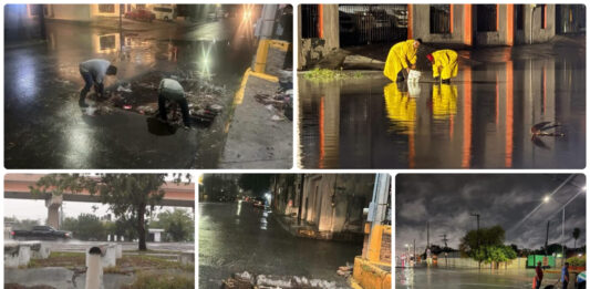 Gobierno de Matamoros mantiene operativo permanente ante afectaciones por lluvias