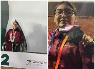 Paratleta reynosense conquista dos medallas de plata en la Paralimpiada Nacional CONADE 2026