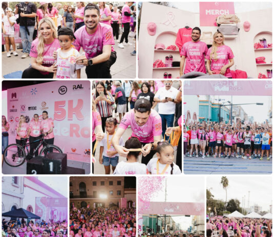 Carrera 5K Soy PodeRosa reúne a cientos de participantes en Matamoros para apoyar la detección del cáncer de mama