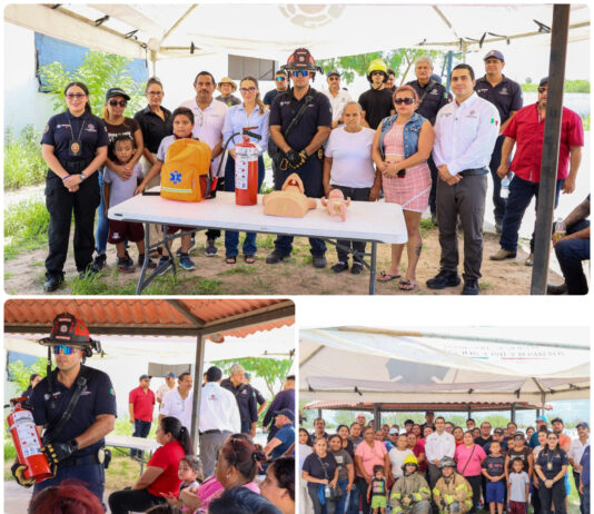Formalizan Comité de Protección Civil en Privadas de la Retama y Paseo de las Flores en Reynosa
