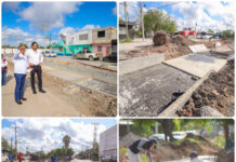 Supervisa Carlos Peña Ortiz construcción de canal pluvial que beneficiará a más de 16 mil habitantes en Reynosa