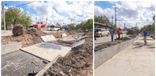 Avanza construcción de canal pluvial en Villas de Diamante; beneficiará a más de 16 mil habitantes de Reynosa