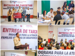 Carlos Peña Ortiz entrega apoyos a familias de personas desaparecidas en Reynosa y refrenda su solidaridad