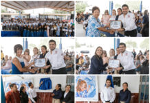 Primaria Ignacio Ramírez celebra 50 años; anuncian inversión de 100 mil pesos y mejoras viales en Matamoros