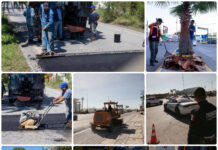 Refuerzan mantenimiento urbano y rehabilitación de vialidades en Matamoros