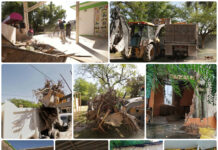 Gobierno de Matamoros atiende petición de jardín de niños y retira estructura en mal estado