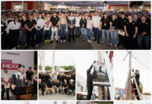 Retiran más de 3,500 anuncios irregulares de postes en Matamoros para mejorar la imagen urbana