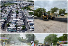Gobierno de Carlos Peña Ortiz rehabilita vialidades en la colonia Fundadores de Reynosa