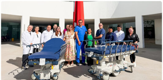 Senadora Maki Ortiz entrega camas hospitalarias al IMSS 270 de Reynosa