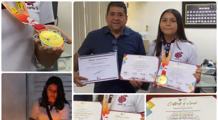Estudiante del CETis 78 de Altamira conquista medalla de oro internacional con innovador proyecto para combatir incendios