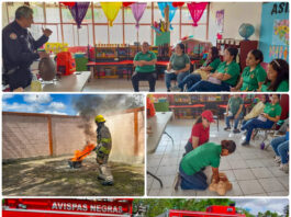 Protección Civil y Bomberos de Reynosa impulsa la prevención de emergencias en escuelas