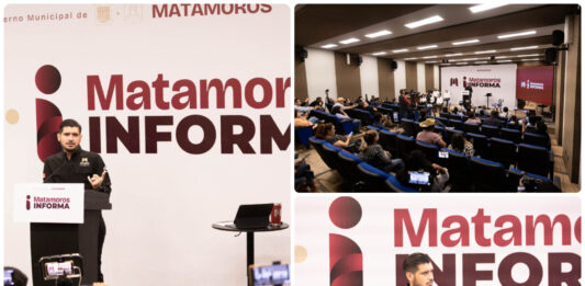 Presenta Beto Granados avances en empleo, servicios públicos y nuevas obras para Matamoros