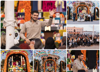 Inauguran en Matamoros la octava edición del Festival de la Huesuda y su Altar Monumental