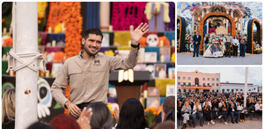 Inauguran en Matamoros la octava edición del Festival de la Huesuda y su Altar Monumental