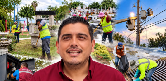 Antonio Chávez Herrera mantiene activas labores de Servicios Públicos en Reynosa