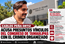 Carlos Peña Ortiz lanza graves acusaciones contra el Congreso de Tamaulipas y exige investigar sus contratos