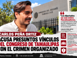 Carlos Peña Ortiz lanza graves acusaciones contra el Congreso de Tamaulipas y exige investigar sus contratos