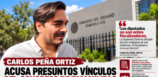Carlos Peña Ortiz lanza graves acusaciones contra el Congreso de Tamaulipas y exige investigar sus contratos
