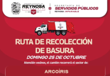 Gobierno de Reynosa mantiene activa la recolección de basura este domingo en diez colonias