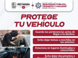 Gobierno de Reynosa emite recomendaciones para prevenir robos y cristalazos en vehículos